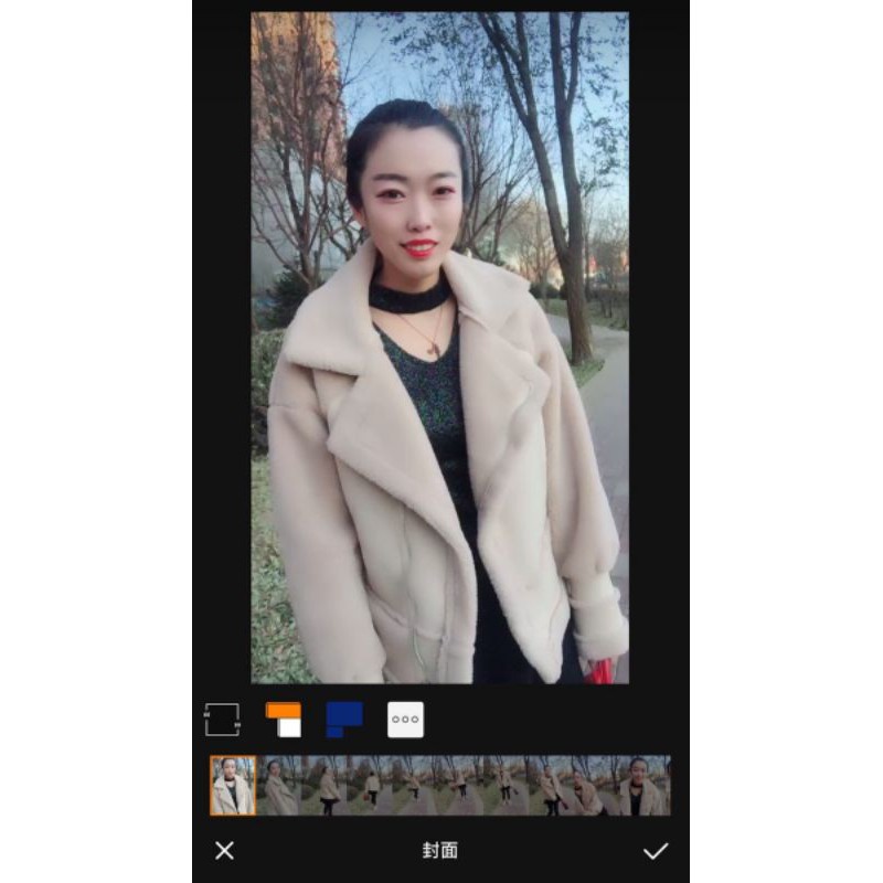 Áo da lộn lót lông cực kì ấm cho nàng