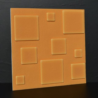 Giấy dán tường 3D ô vuông nổi