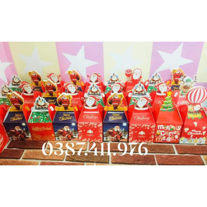 Combo 390 vỏ hộp quà noel