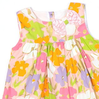 [GALYBY] Áo đầm bé gái Ruby thô cotton hoa xòe