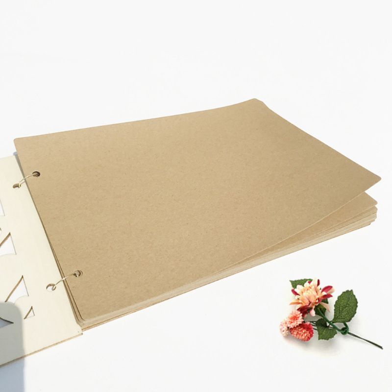 Sổ ký tên lưu giữ kỉ niệm đám cưới từ gỗ khắc chữ Mr&Mrs DIY