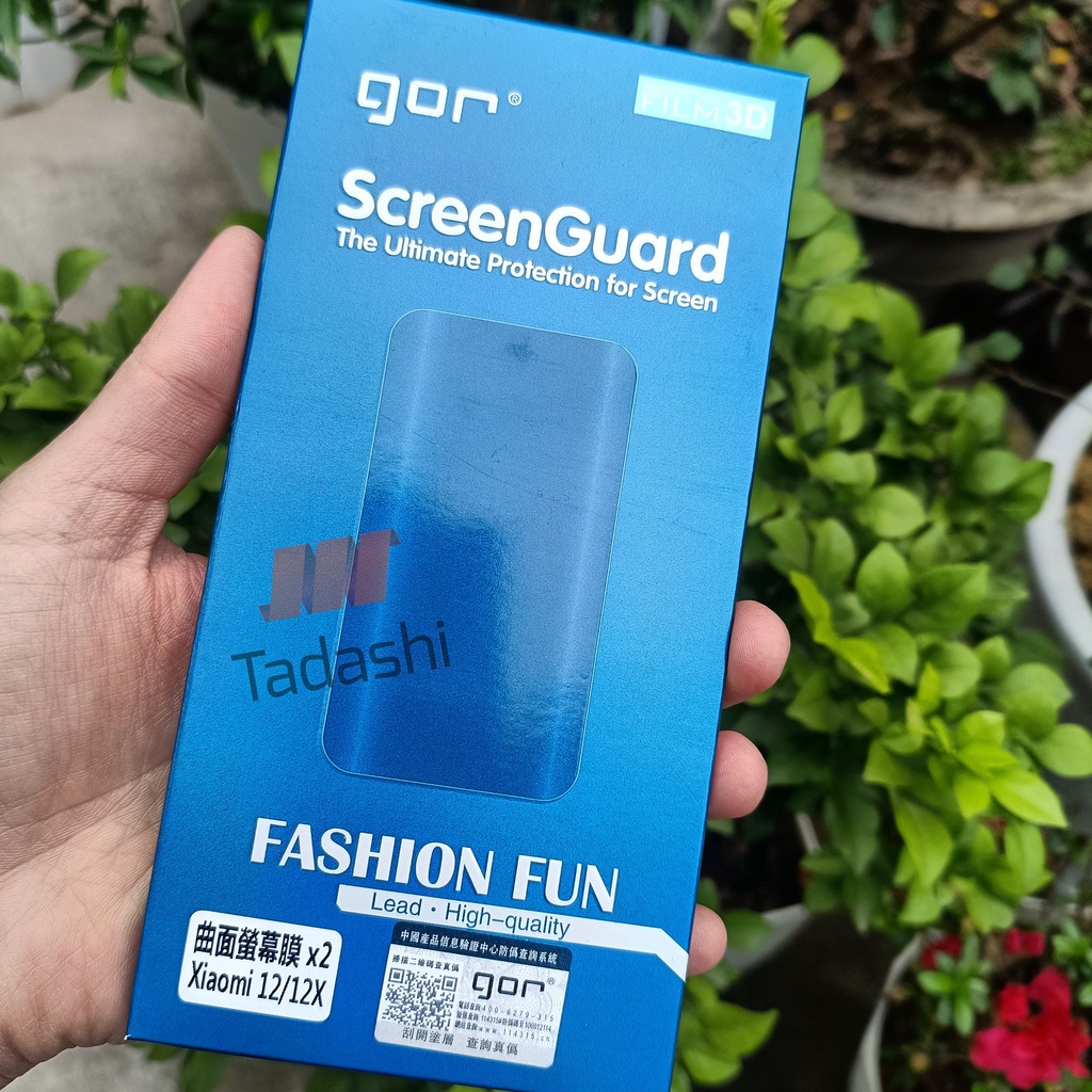 Miếng Dán Dẻo Gor Cho Xiaomi 12/ 12X, Xiaomi 12 Pro/ 13 Pro Full Màn, Dán Dẻo 3D Gor Trong Suốt, Bo Viền Cong Hãng Gor