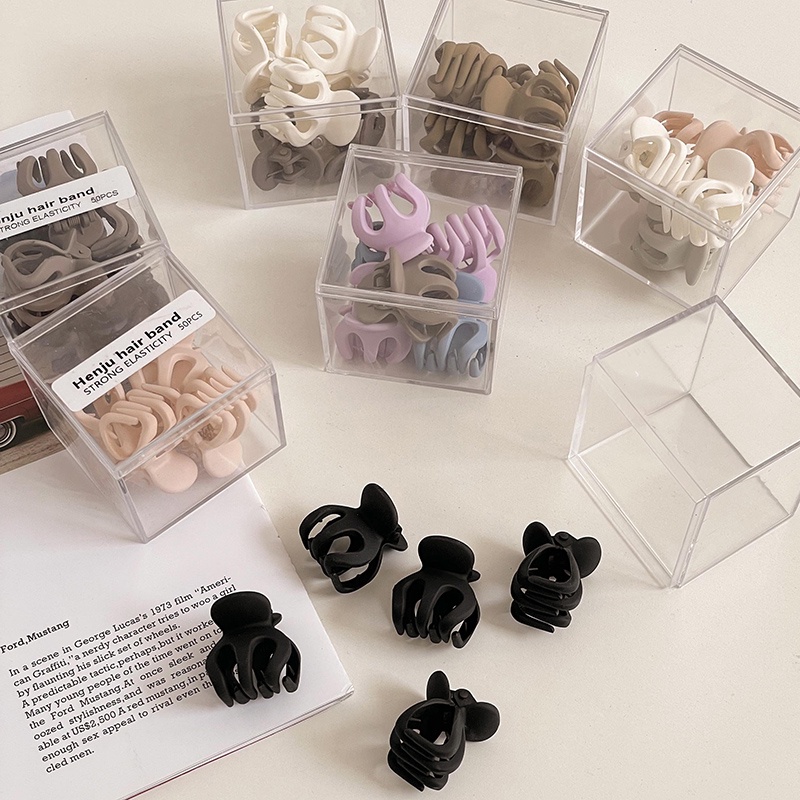 Set 6 Kẹp Tóc Nhỏ Nhắn Xinh Xắn Phong Cách Hàn Quốc Cho Nữ