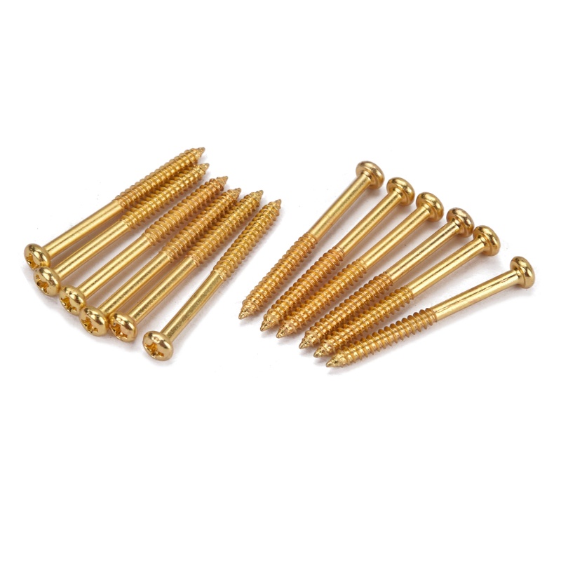 Set 12 Ốc Vít Phụ Tùng Thay Thế Dành Cho Pickup PB JB P90