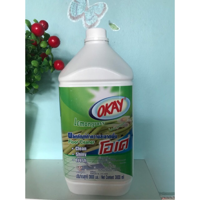[ 100% HÀNG CHÍNH HÃNG ] LAU SÀN OKAY 3800 ml