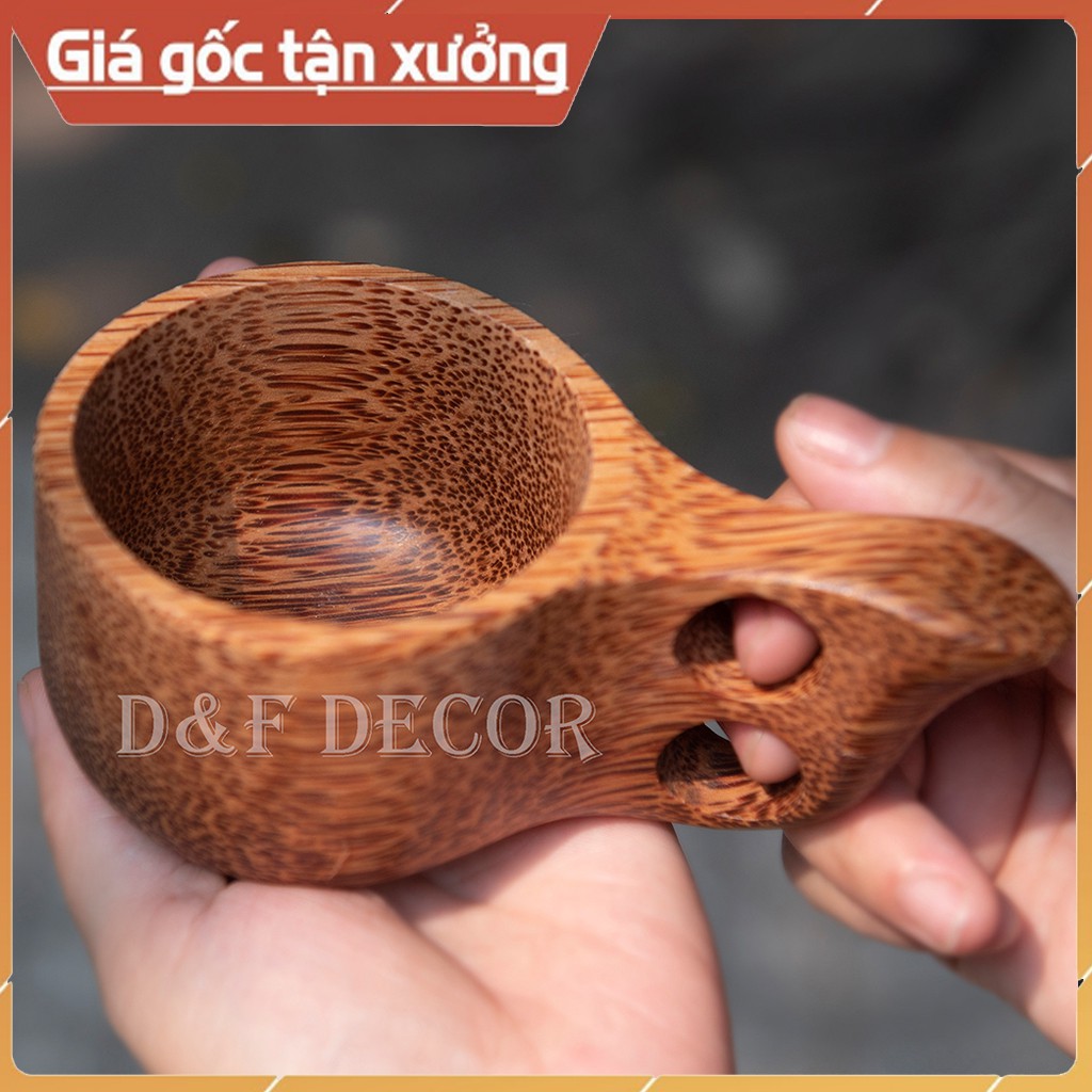 Ly Gỗ Có Tay Cầm