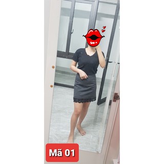 Áo thun nữ trơn cổ tim