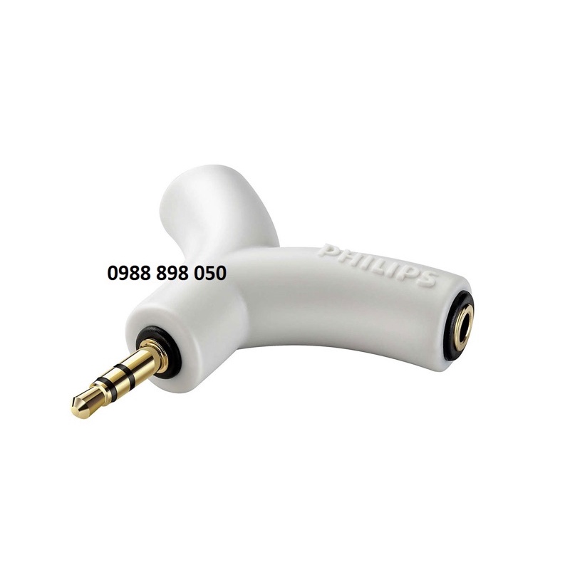 bộ chia âm thanh chân 3.5mm ra 2 đầu loại xịn philips