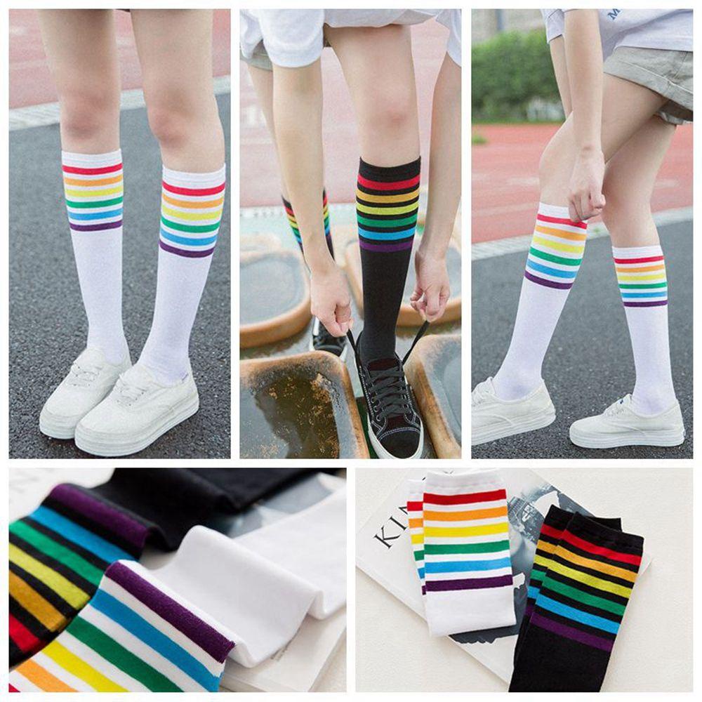 MAXG Vớ Dài Qua Gối Vải Cotton Mềm Mại