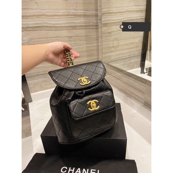 Balo Chanel*duma da thật cao cấp chuẩn Au nhập khẩu mới nhất 2021 fullbox