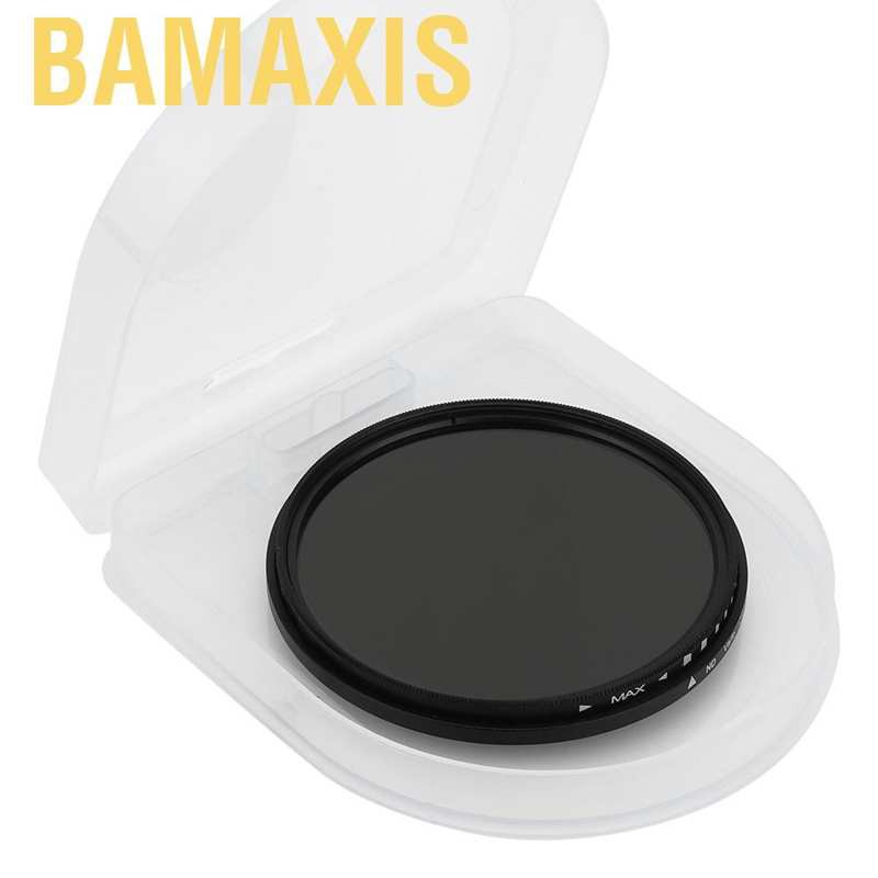 Bamaxis Junestar 62MM Neutral Density Lens ND Filter for Canon/Nikon/Sony/Fujifilm Camera