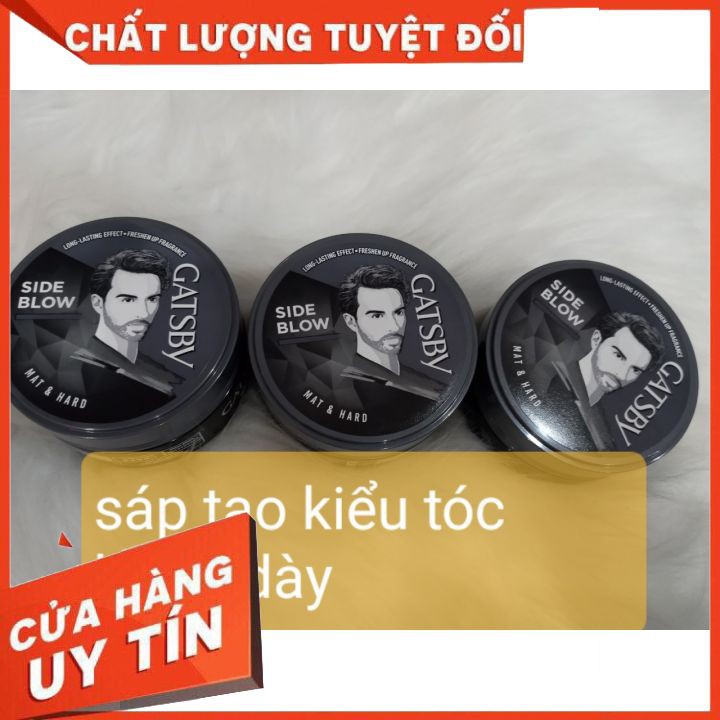 Wax Tạo Kiểu Tóc GATSBY 75G FREESHIP tạo kiểu tóc sáng tạo, định hình nếp tóc, cố định kiểu tóc trong nhiều giờ