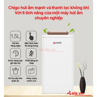 Máy hút ẩm không khí CHIGO 2.7L