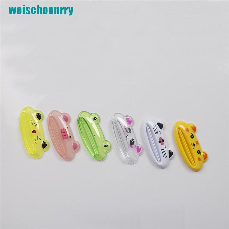 Dụng cụ đẩy kem đánh răng bằng nhựa hình động vật dễ thương đa chức năng