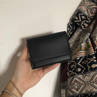 Ví da Unisex Handmade Orchid Circle Mini Wallet Onetothree