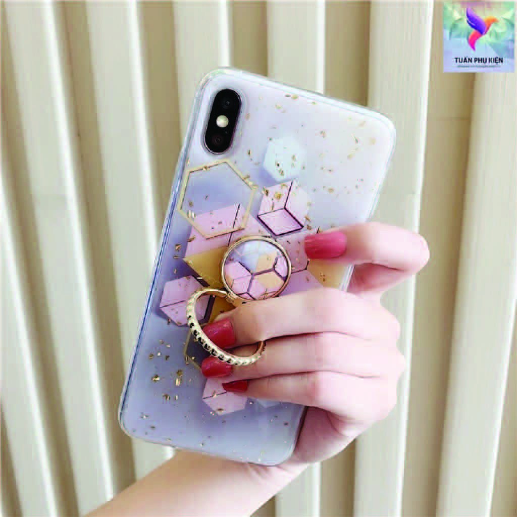 Ốp Lưng Iphone ⚡ Ốp Lưng Điện Thoại Iphone Golden Kèm Ring ⚡ Iphone 6/6s/6P/6SP/7/8/7P/8P/X/Xs/Xsmax/11/11Promax | WebRaoVat - webraovat.net.vn