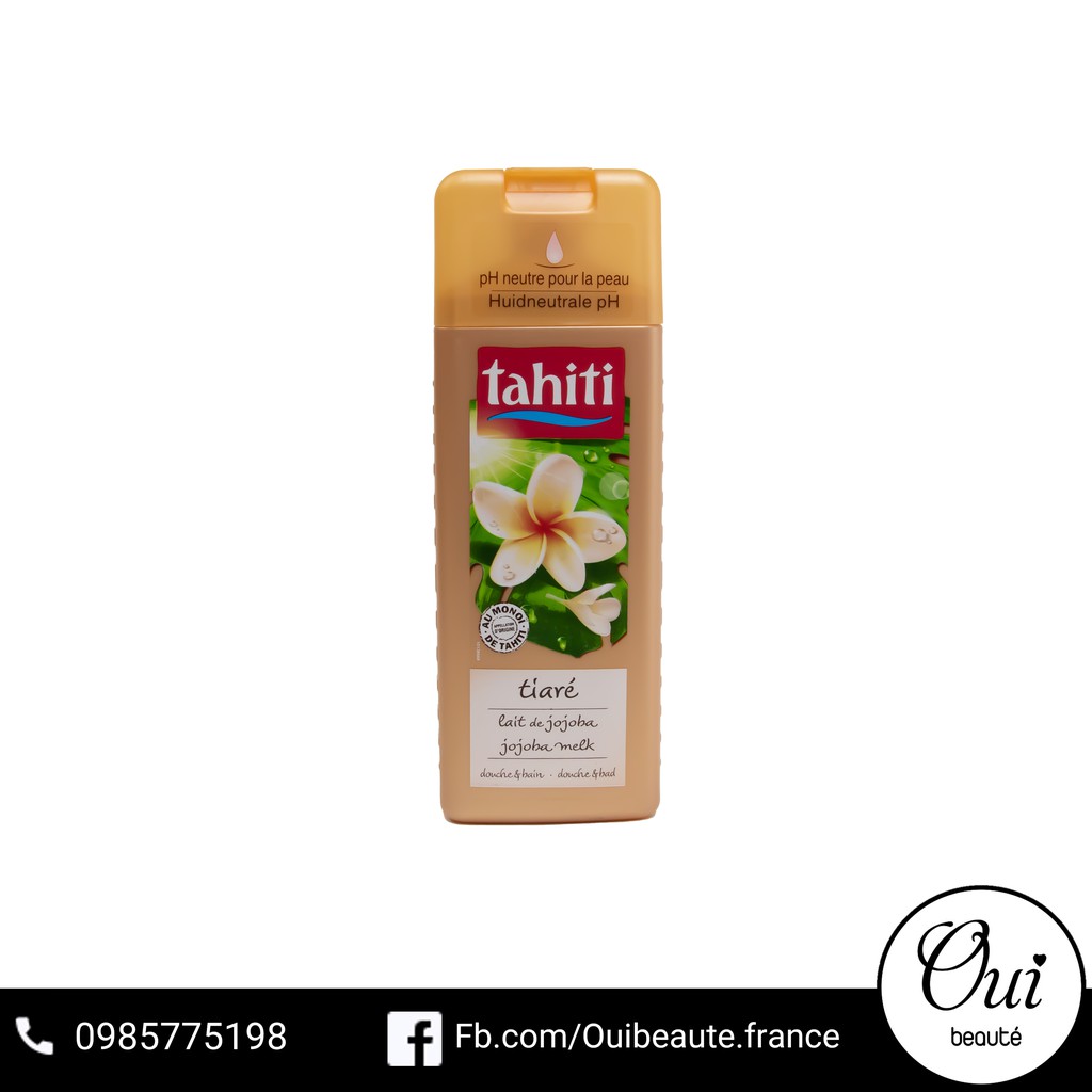 Sữa tắm tahiti tiare 400ml Ouibeaute