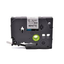 Nhãn in Brother TZe-231,12mm*8m, chữ ĐEN nền TRẮNG,