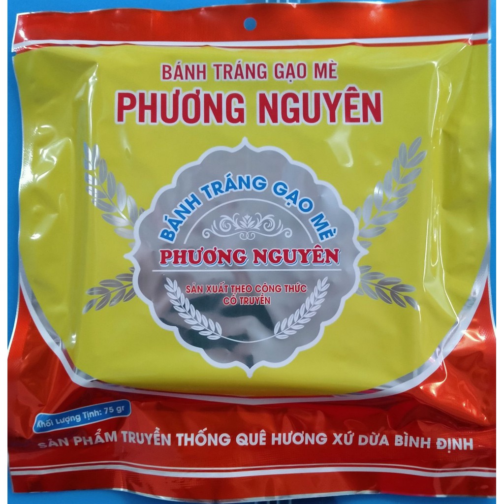 Thùng 50 bì bánh tráng gạo mè Phương Nguyên nướng sẵn