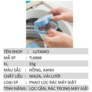 Phao Lọc Cặn Làm Sạch Máy Giặt, Túi Lưới Giặt Thông Minh TL6666