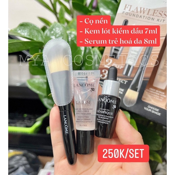 Set 3 Món Trang Điểm Mini Lan.come Flawless Foundstion Kit | BigBuy360 - bigbuy360.vn
