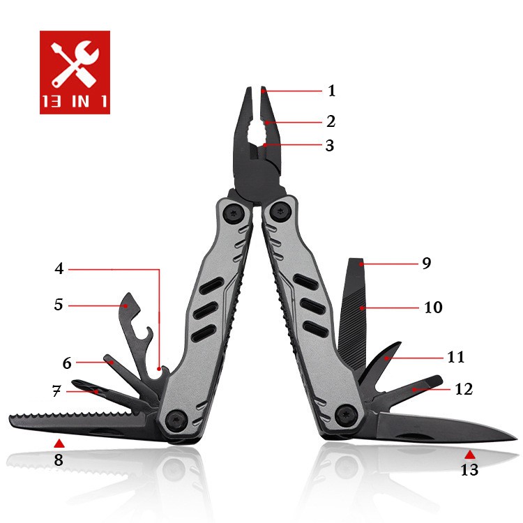 Multitools - Kìm đi phượt đa năng thép không gỉ - PA31