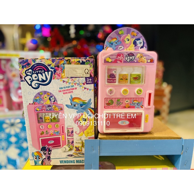 HỘP ĐỒ CHƠI MÁY BÁN NƯỚC NGỌT HÌNH NGỰA PONY MY LITTLE PONY