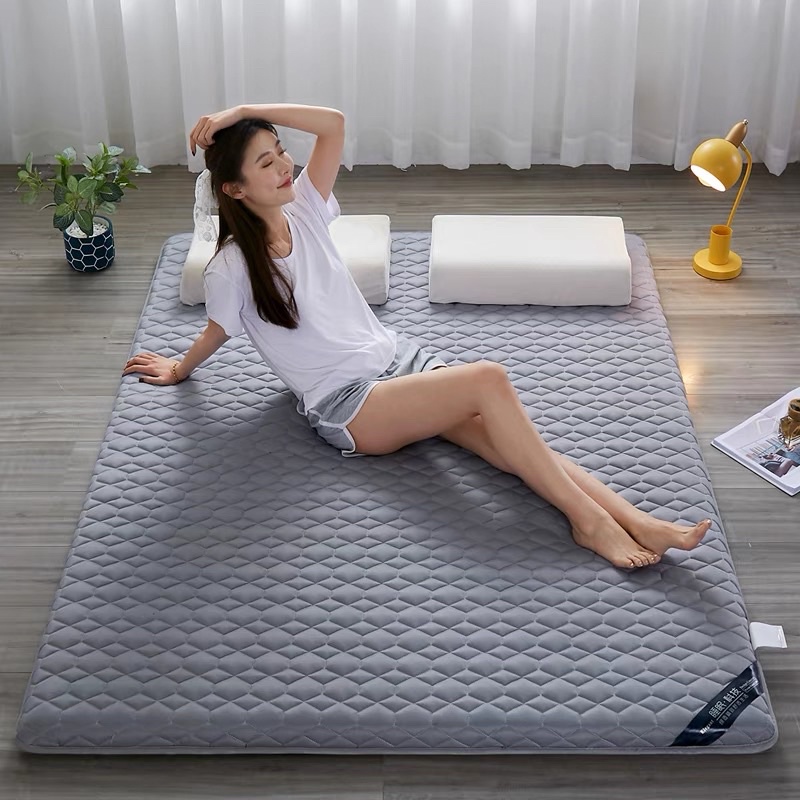 Đệm mỏng 4cm, Topper nệm vải mát gấp gọn tiện lợi đủ kích thước