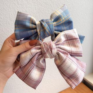 Kẹp Tóc Hình Nơ Vải Satin Phong Cách Hàn Quốc Xinh Xắn