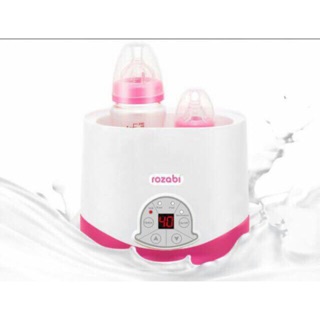 Máy hâm sữa và tiệt trùng cảm ứng 5 chức năng Rozabi (2 bình cổ rộng)Mẫu mới