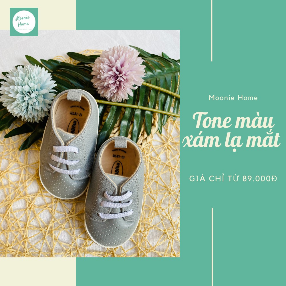 [4 Màu] Giày Tập Đi Cho Bé Đẹp, Phong Cách, Chất Da Mềm Mã G-01 (Ảnh +Video Thật)