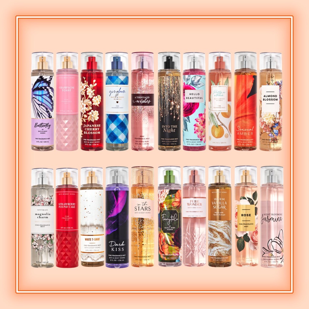 Xịt Thơm BodyMist Bath and Body Works mini size