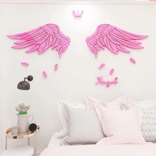 Tranh mica 3D-  Cánh thiên thần Angel