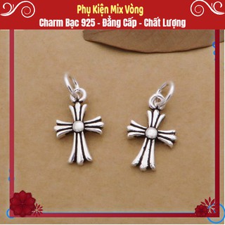 [Phụ Kiện Mix Vòng] Charm bạc 925 Thánh Giá (11mm*7mm) AH167