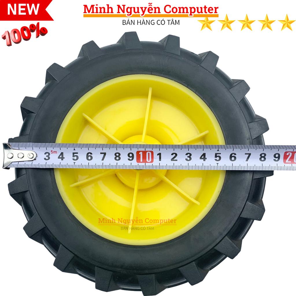 [Thanh Lý] Bánh xe đẩy hàng, xe nước mía, đường kín 19cm cao su đúc, hàng nhập khẩu canada - Minh Nguyễn