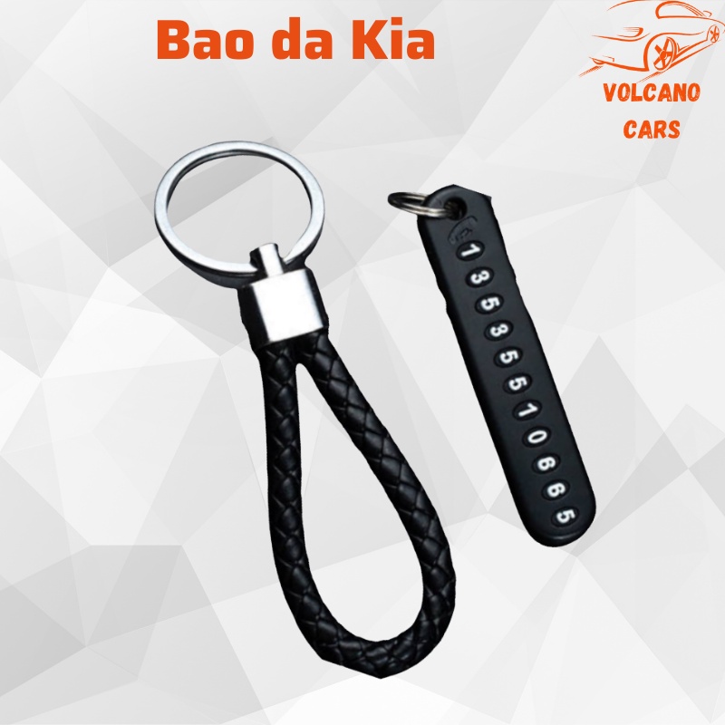 Bao da chìa khóa ô tô Kia bảo vệ chìa bền đẹp và chắc chắn ốp cho các loại smartkey K3, Cerato, Seltos, Morning, Sorento