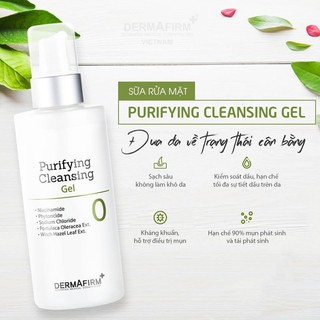 Sữa Rửa Mặt Dermafirm Cho Da Dầu Mụn - Purifying Cleansing Gel