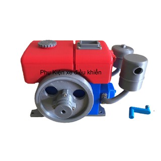 Mô hình Động cơ Diesel - Mô hình động cơ đốt trong chạy pine, đồ chơi mô hình