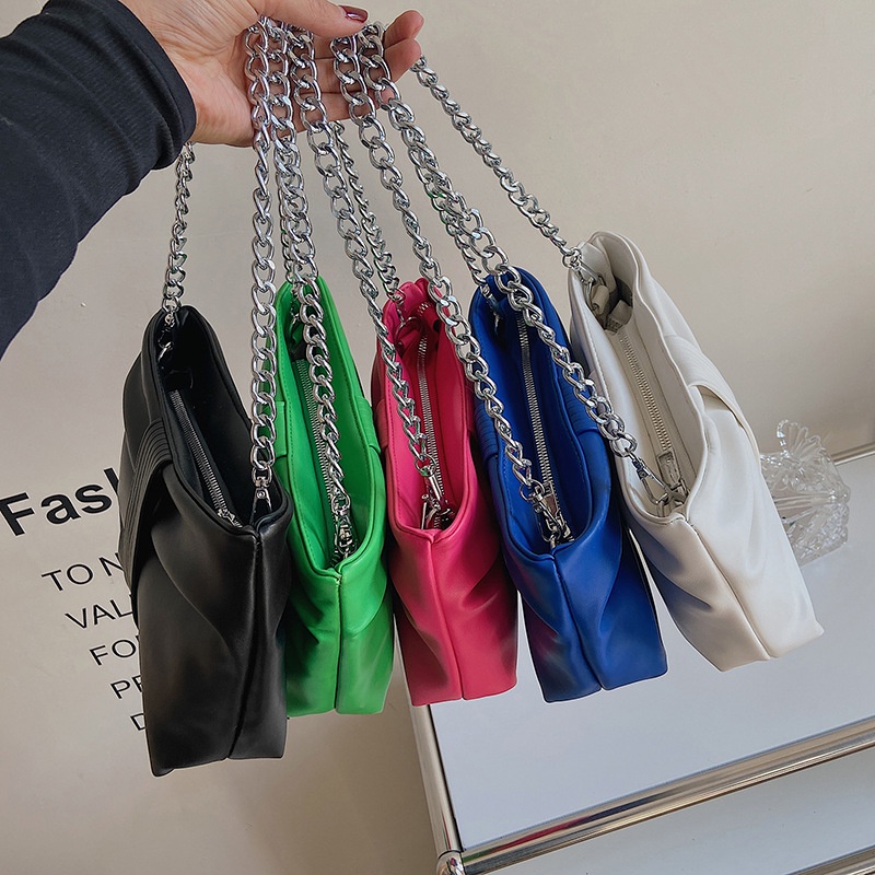 IELGY Túi Đeo Vai Có Dây Xích Kiểu Hàn Quốc Thời Trang Cho Nữ