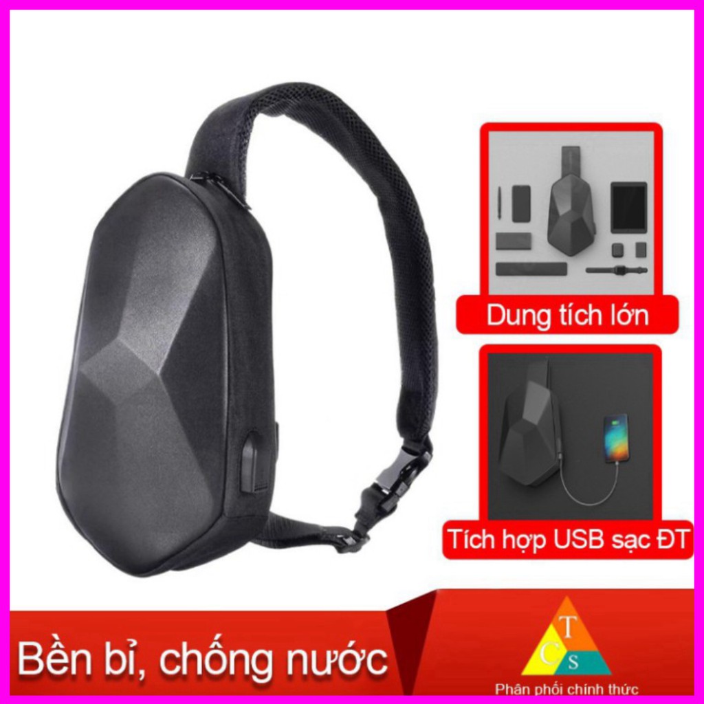 Túi đeo chéo Xiaomi Beaborn chống thấm nước tích hợp cổng sạc USB