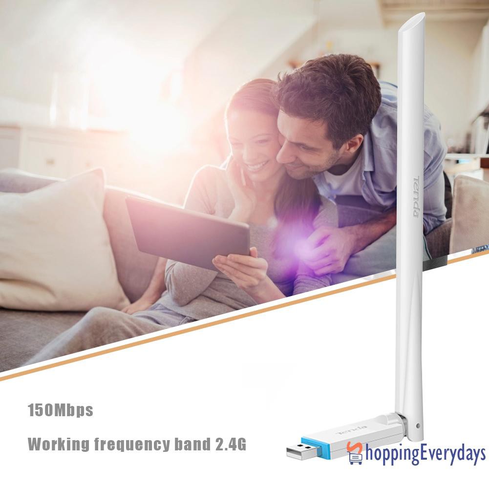 SV Usb Wifi 2.0 Không Dây Tenda U2 Với Ăng Ten 6dbi | BigBuy360 - bigbuy360.vn