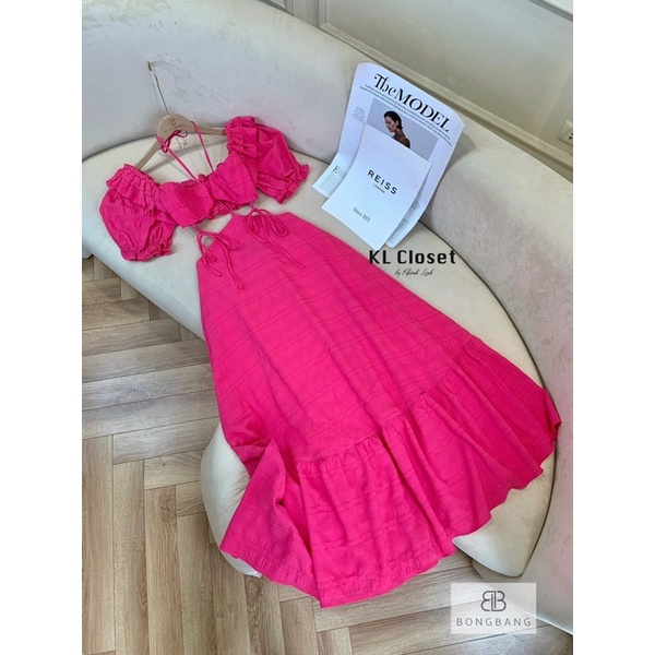 VÁY ĐOM ĐÓM CUT EO TAY CÁNH TIÊN MÀU HỒNG SEN SIÊU ĐẸP/ĐI BIỂN QUÁ HỢP