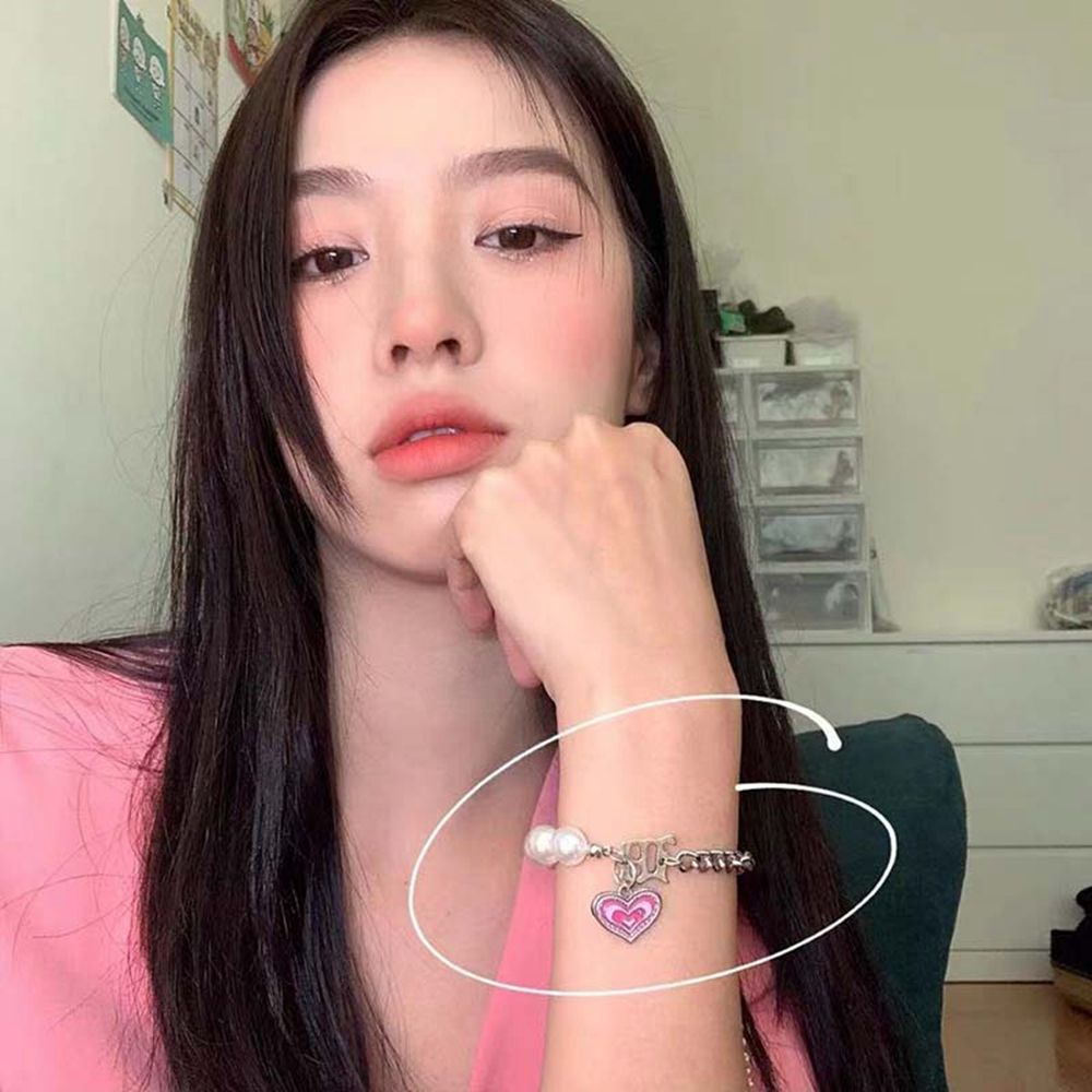 Vòng cổ đeo cổ họa tiết ngọc trai thời trang Hàn Quốc sành điệu cho nữ Y2K