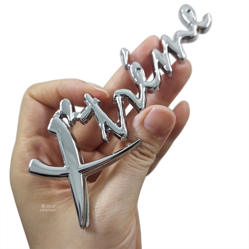 1 Miếng Dán Logo Chữ Cái Chất Liệu ABS Dùng Để Trang Trí Thân Xe Hơi XTREME