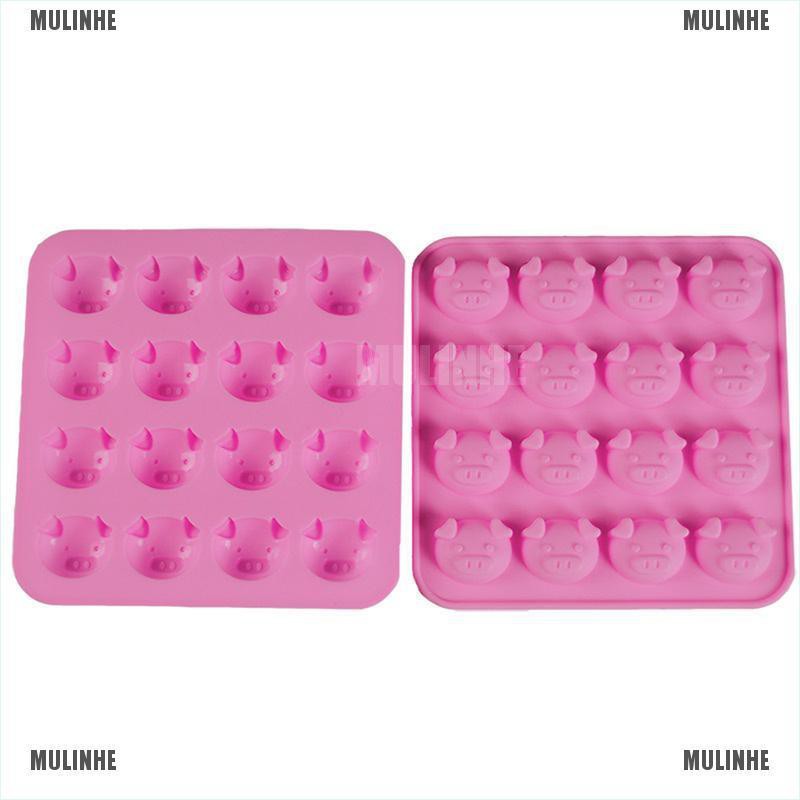 Khuôn Silicone Làm Bánh & Socola Hình Heo Con