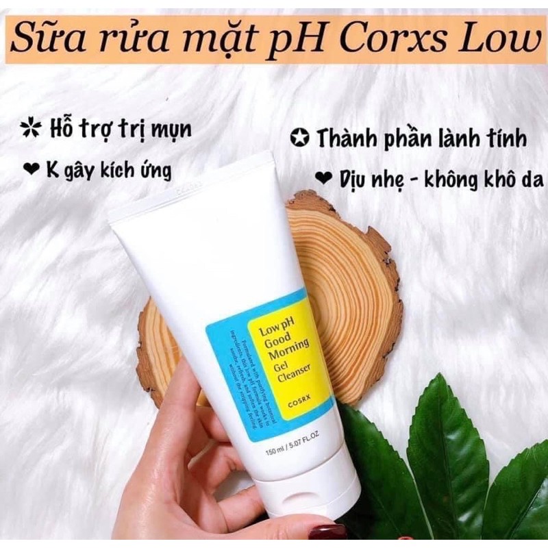 SỮA RỬA MẶT CORXS Low pH Good Morning Gel 150ml