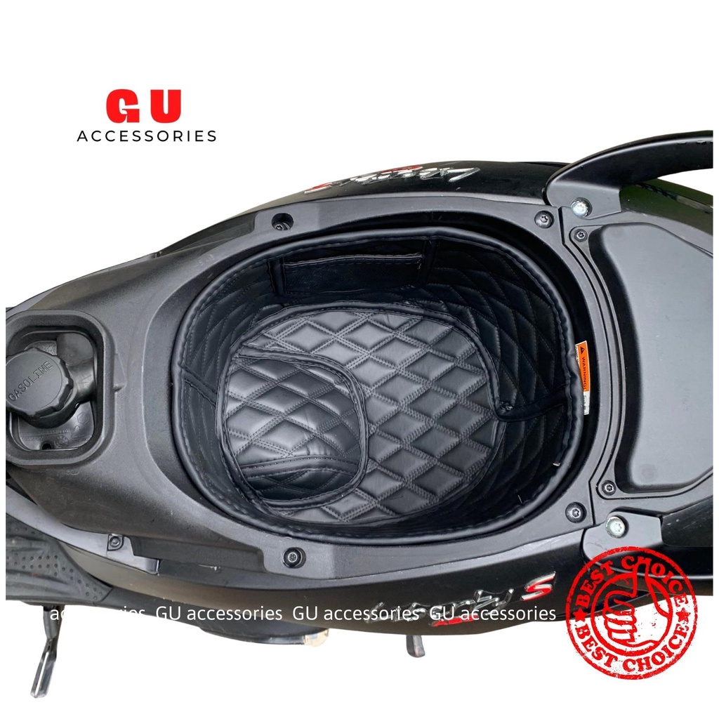 Lót cốp xe máy PIAGGIO VESPA LX ET8 SPRINT LIBERTY PRIMAVERA GTS GTV MEDLEY chất liệu da cao cấp hàng chính hãng GU