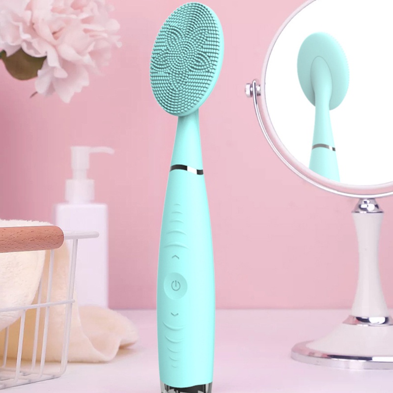 Máy Rửa Mặt Silicone Cầm Tay Có Thể Sạc Lại