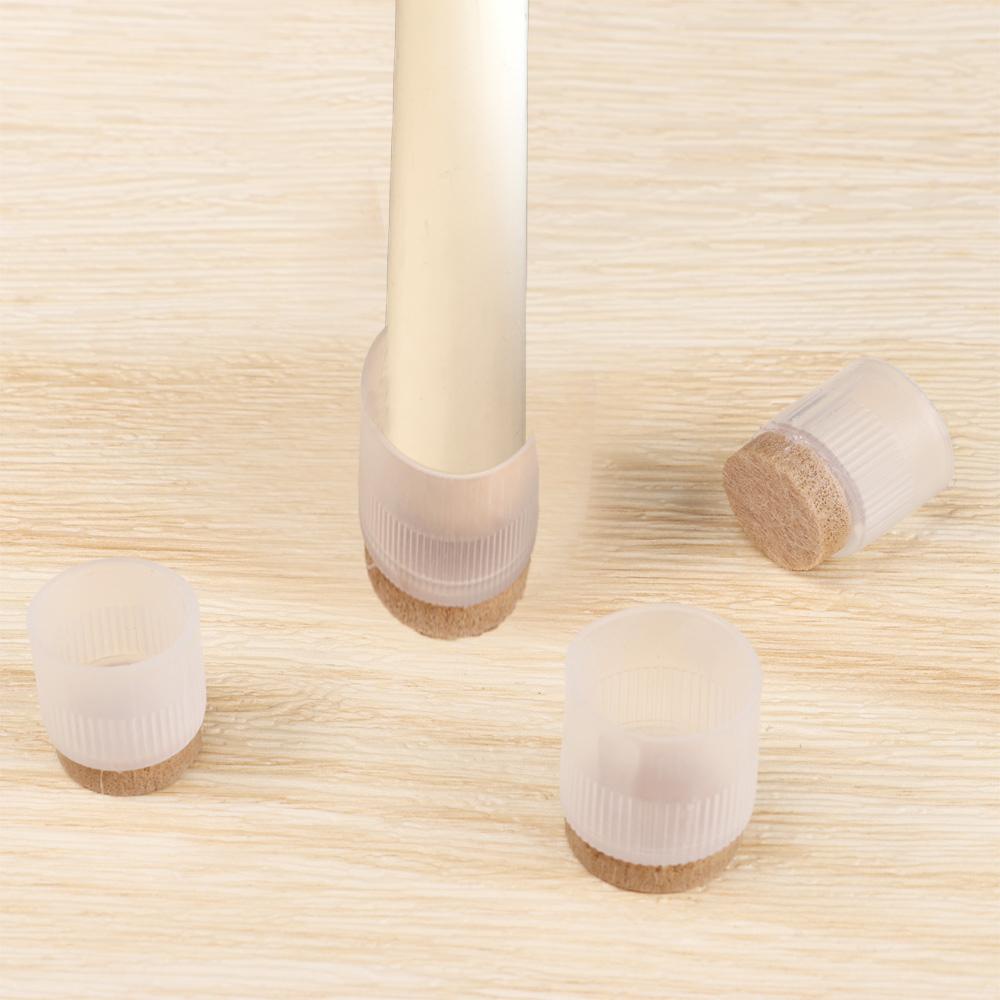 SUENIN Set 4 Bọc Chân Ghế Hình Tròn Không Gây Tiếng Ồn Tiện Dụng