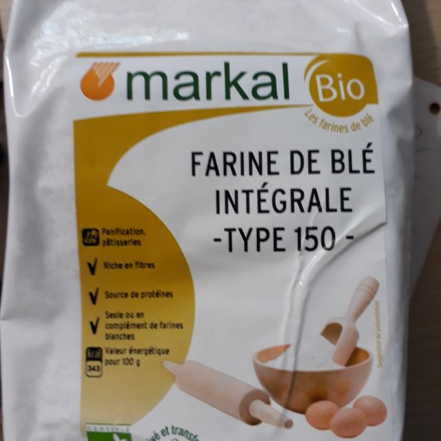 Bột mì nguyên cám hữu cơ